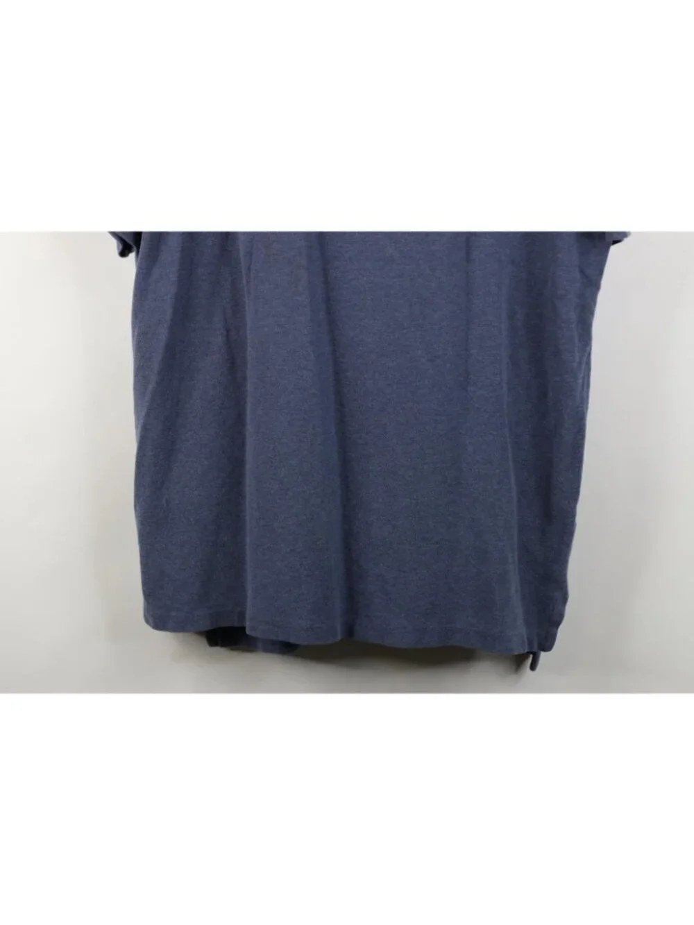 Vintage 90s Ralph Lauren Mens XL Faded Pique Cotton Knit Golf Polo Shirt Blue